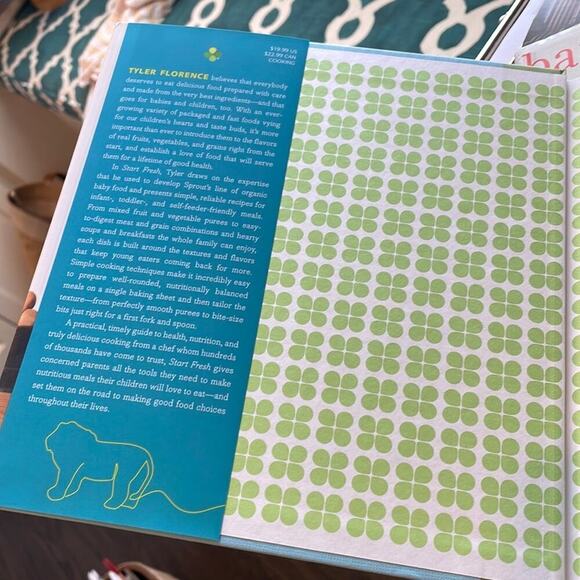 Tyler Florence "Start Fresh" Family Kids Recipe Chef Cookbook Sprout - Picture 3 of 3